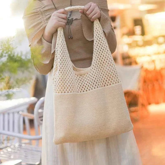 Bohemian Crochet Tote Bag